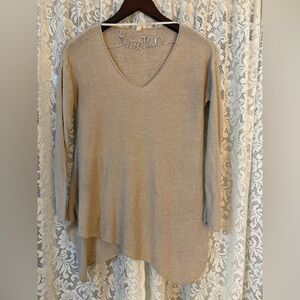 Wishlist Textured Knit Sweater in Beige